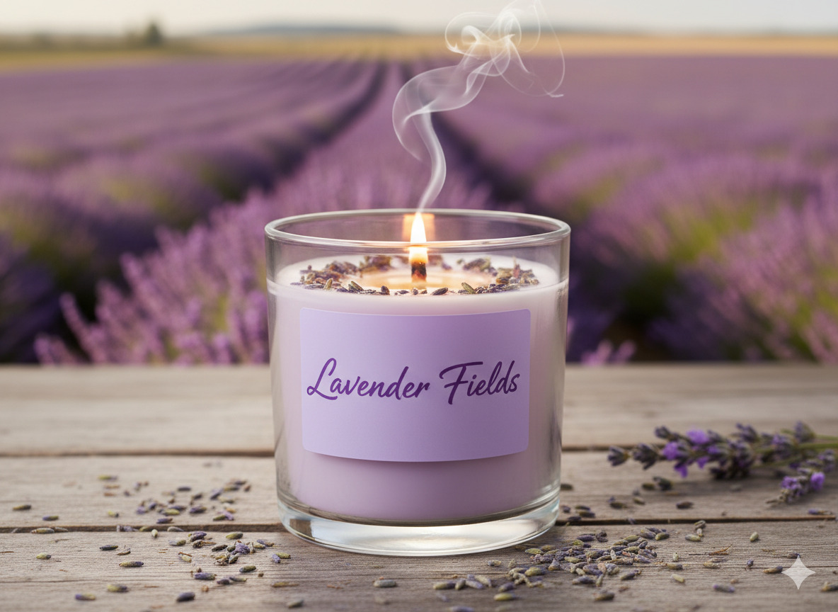 Lavender Fields Aromatic Candle