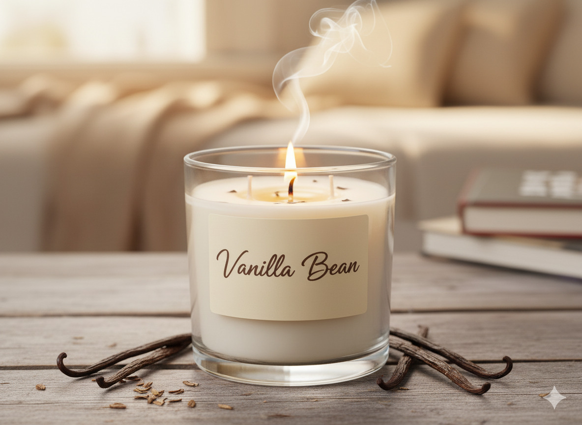 Vanilla Bean Aromatic Candle